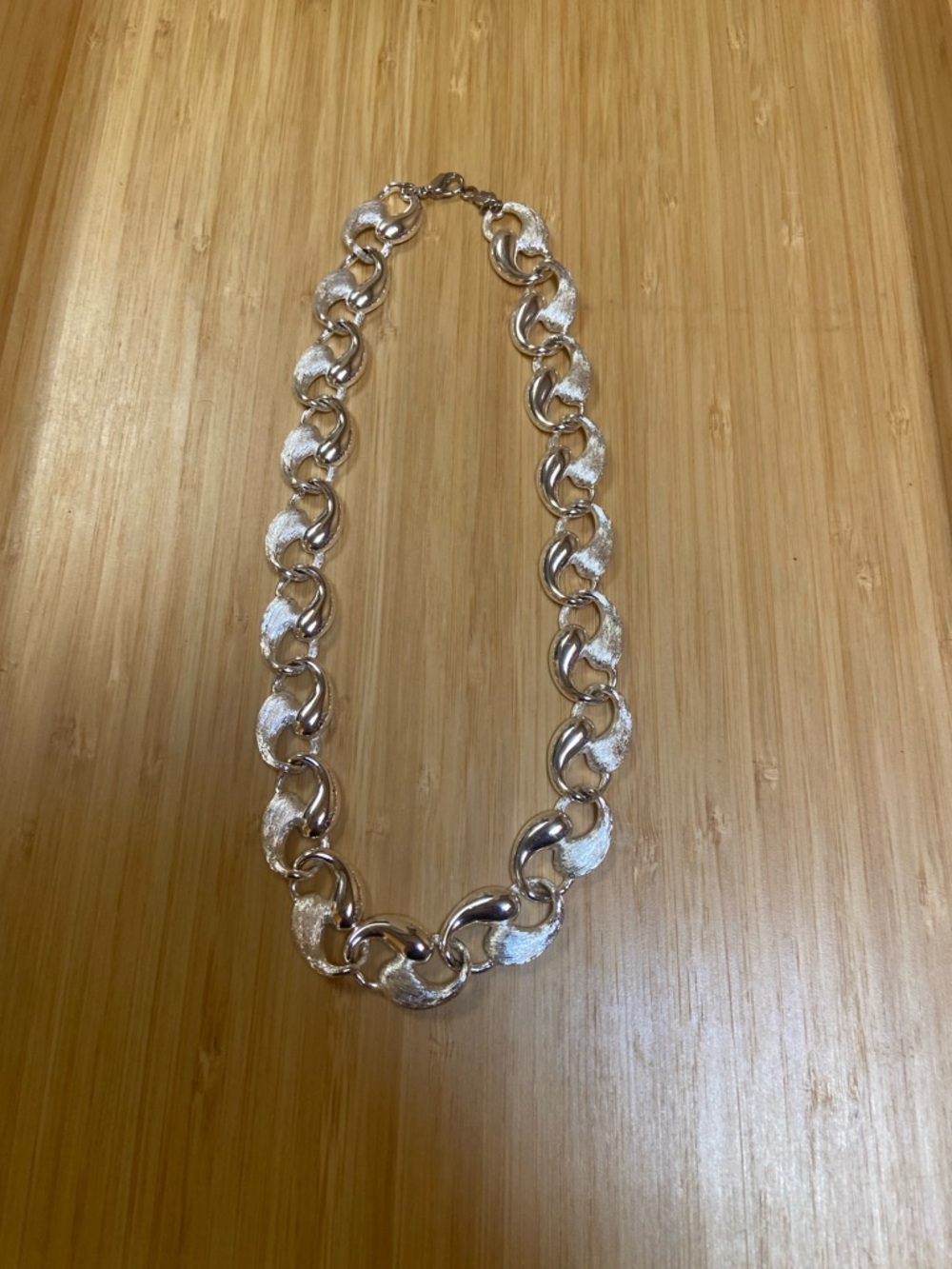 Napier Silver-Tone Link Necklace